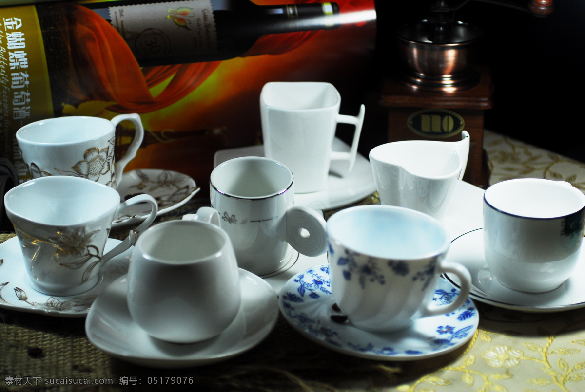 咖啡杯 杯子 餐具厨具 餐饮美食 咖啡器皿 精致咖啡杯 摄影图片 矢量图 日常生活