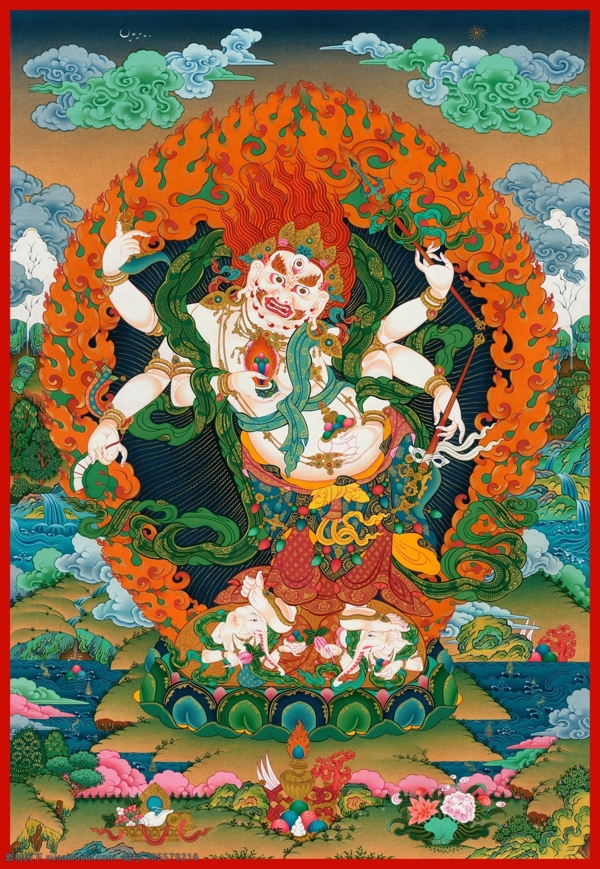 唐卡 藏传佛教 宗教 文化 佛像 壁画 手绘 文化艺术 宗教信仰