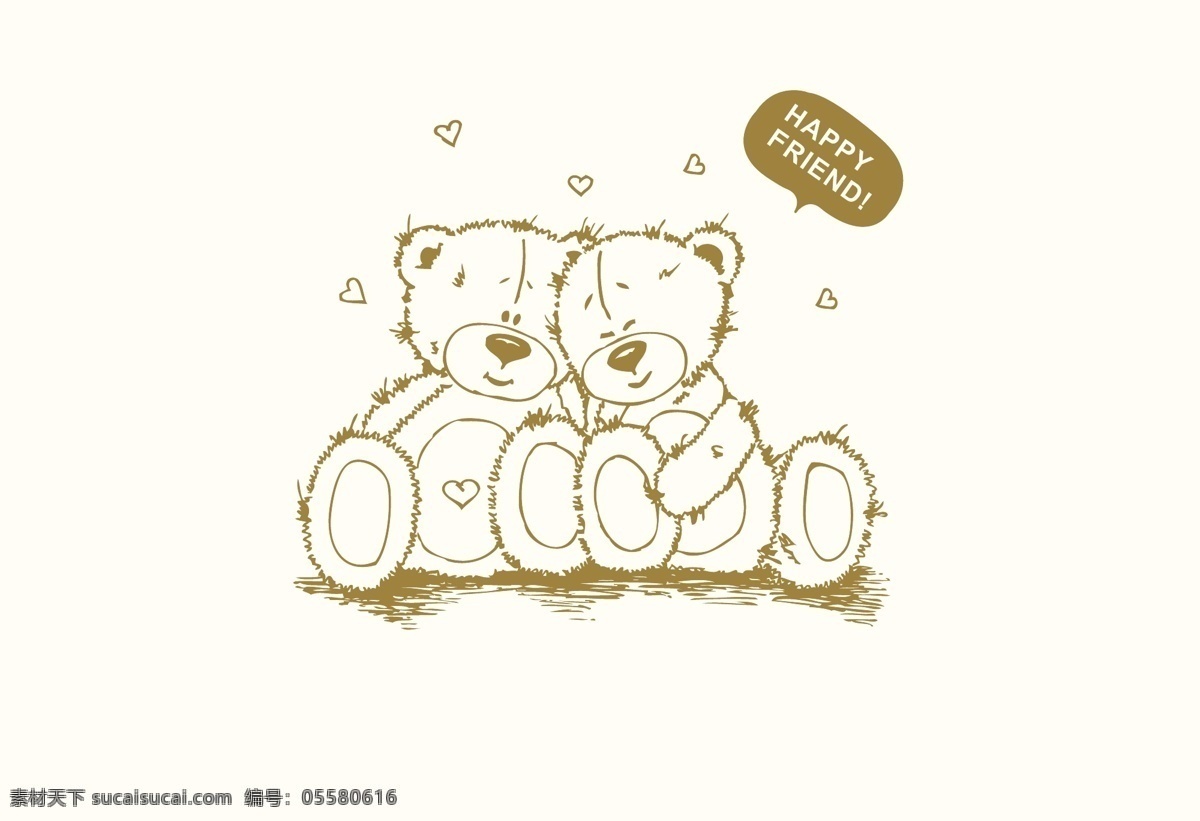 爱心小熊 爱心熊 情侣熊 两只小熊 爱心 英文熊 儿童房 儿童背景 卡通熊 硅藻泥背景