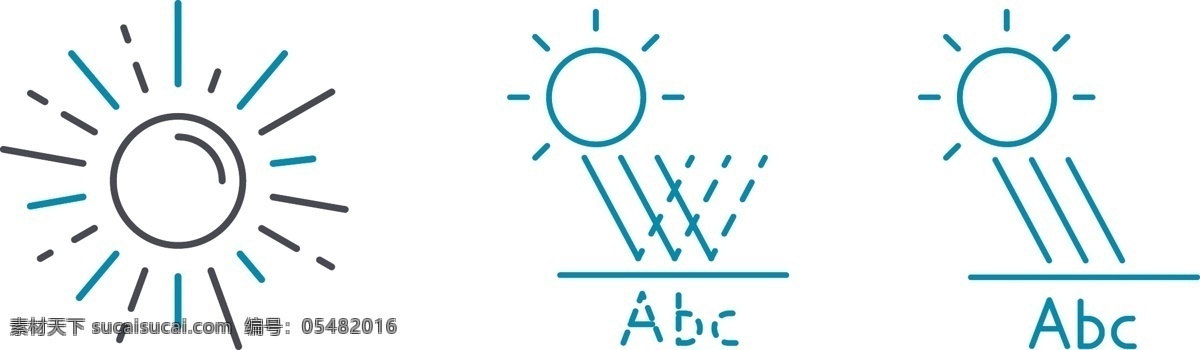 太阳 图标 屏幕反射光 标志图标 其他图标