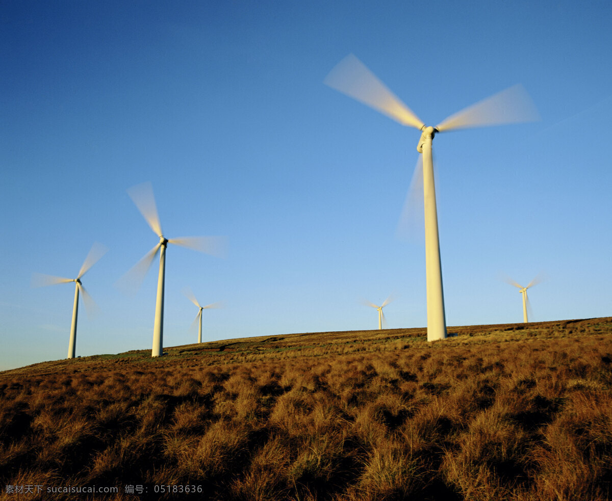 风力发电 发电站 能源 电源 风 蓝天 工业生产 现代科技