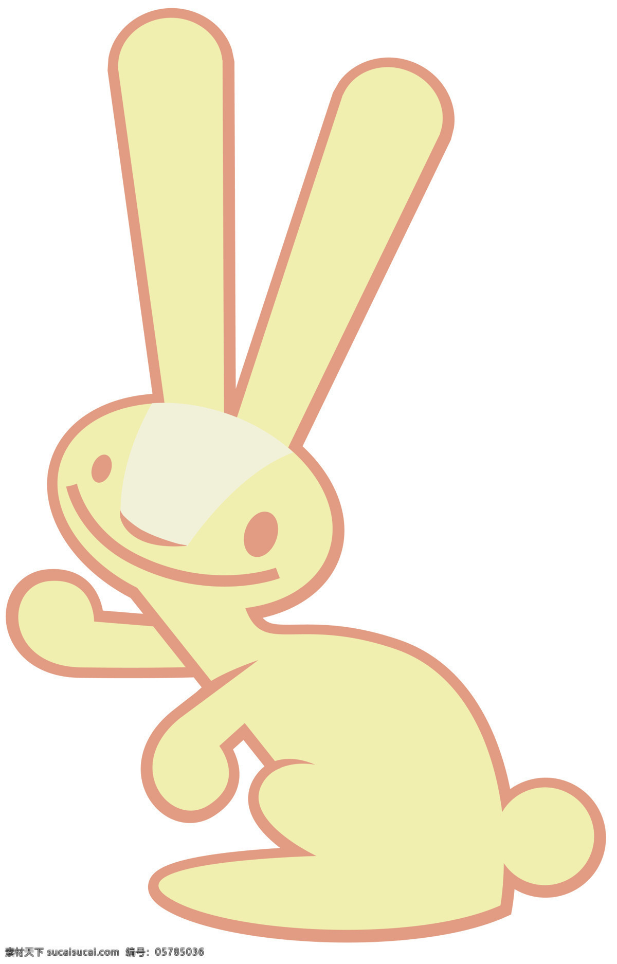 卡通 兔 插画 动漫动画 卡通兔 可爱 漫画 生肖 设计素材 模板下载 兔子 兔年 插画集