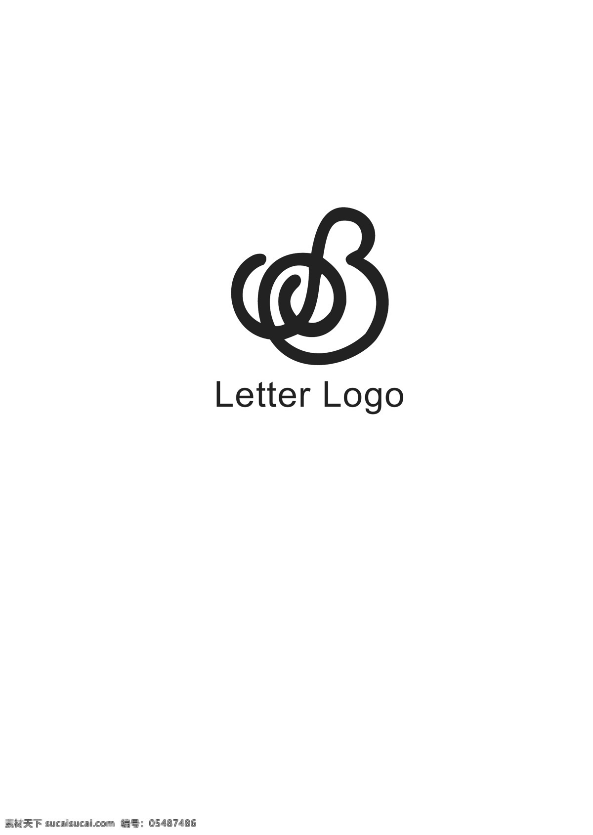 音乐 行业 logo 音乐logo 字母logo 英文logo b字母 logo设计 标识设计 ai矢量 音符 字母变形