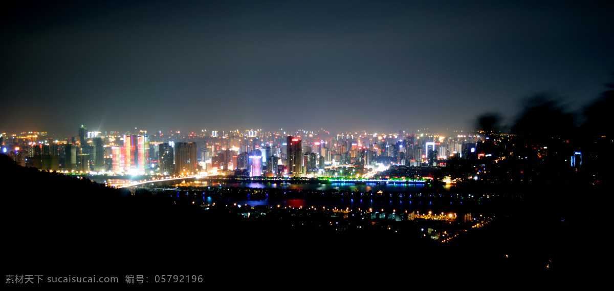 长沙夜景 长沙 夜景 岳麓山 橘子洲 大桥 国内旅游 旅游摄影