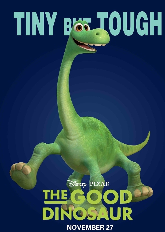 恐龙当家 恐龙与男孩 雷龙 阿乐 善良的恐龙 恐龙世界 好恐龙 皮克斯 动画海报 电影海报 pixar