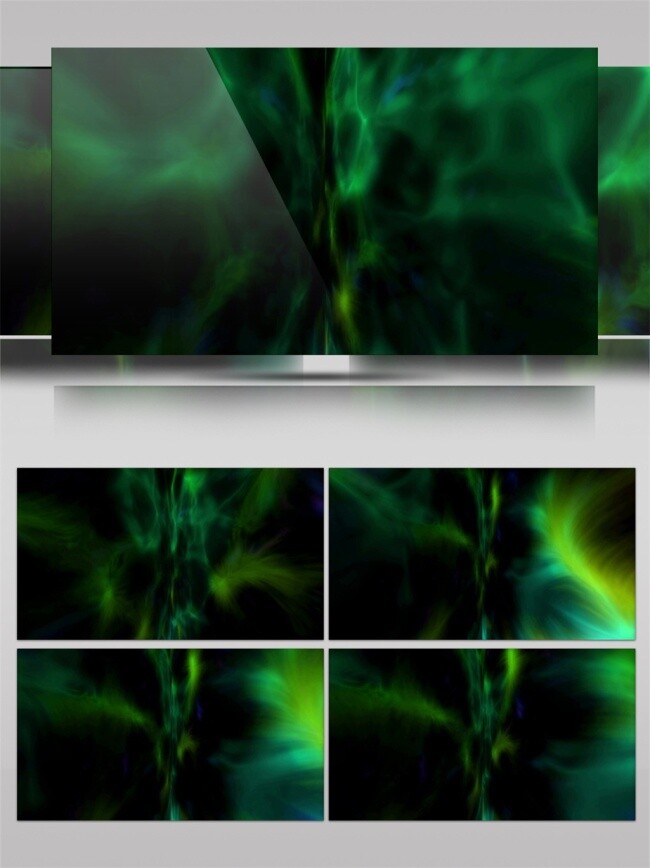 绿色 梦幻 光斑 动态 视频 光束 激光 视觉享受 手机壁纸 光斑散射