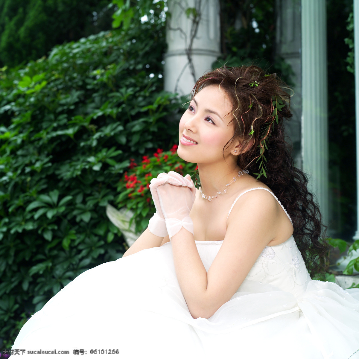 婚纱摄影样片 美丽新娘 美丽 新娘 婚纱 少女 女孩 美女 人物 写真 鲜花 花开并蒂 人物摄影 人物图库