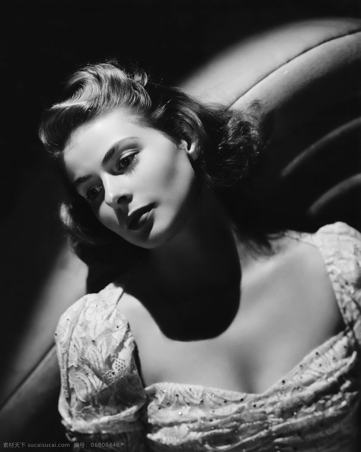 英格丽 褒曼 ingrid bergman 人物图库 明星偶像 怀旧相片 明星 摄影图库