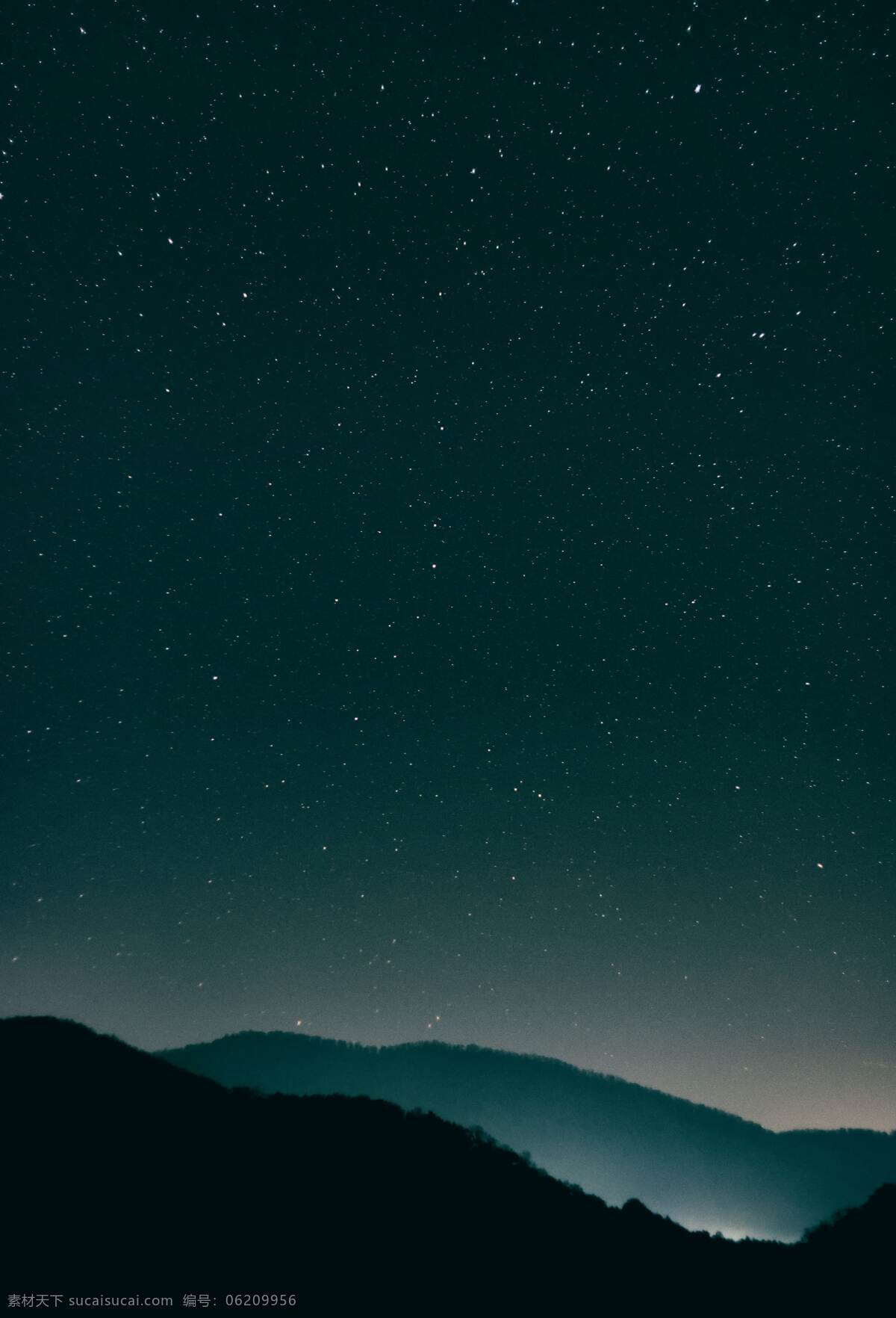 星空 星星 远山 夜晚 夜空 摄影图 壁纸 背景图片 海报背景 高清素材 自然景观 自然风景