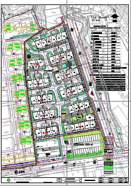 徽派 住宅小区 cad 规划图 cad设计图 cad施工图 规划 设计图 施工图 cad素材