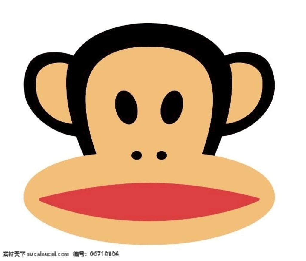 矢量 大 嘴 猴 logo 矢量大嘴猴 大嘴猴标志 品牌服饰 大嘴猴服装 卡通大嘴猴 猴子 矢量猴子