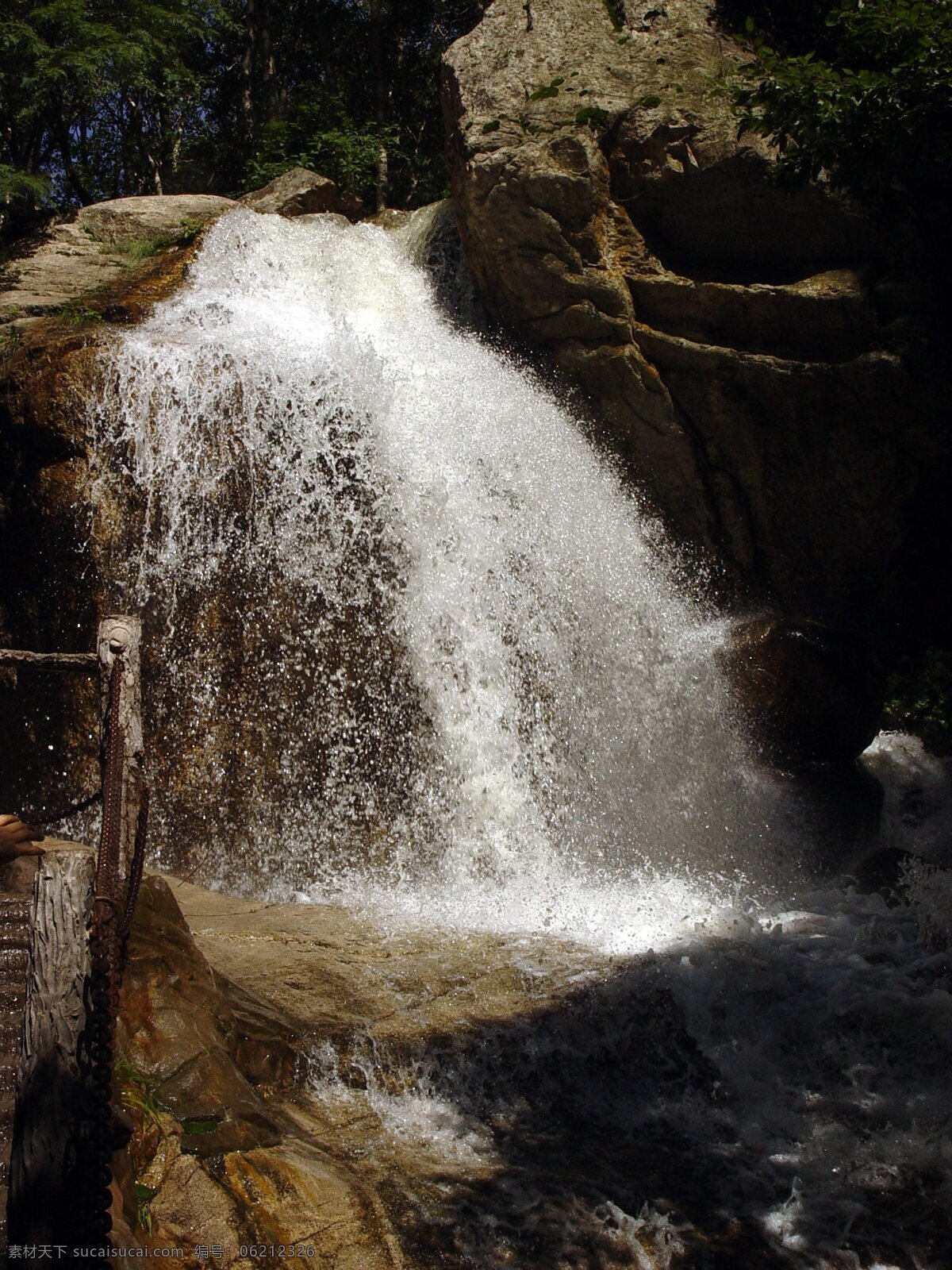 瀑布 驼梁 风景 山水 山水风景 自然景观