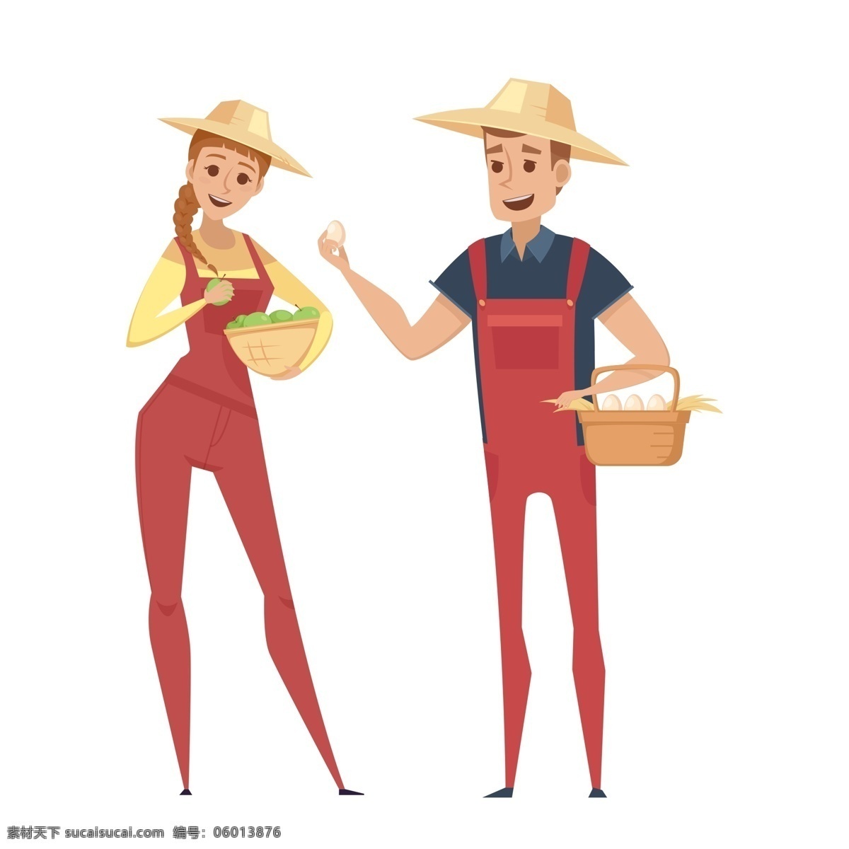 农业 种植 食 材 收获 人物 农业农村 农场农村人物 食材收获 可爱的人物 插画人物 banner 种地种田种菜