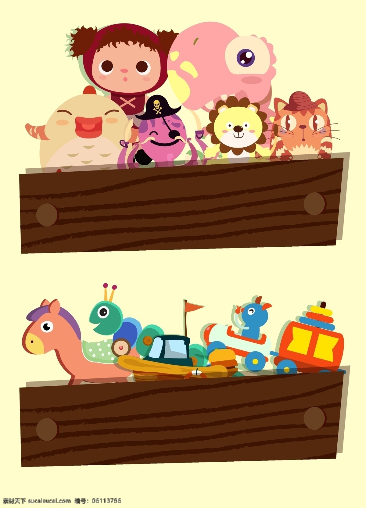 玩具 儿童玩具 婴儿玩具 可爱 矢量 卡通设计
