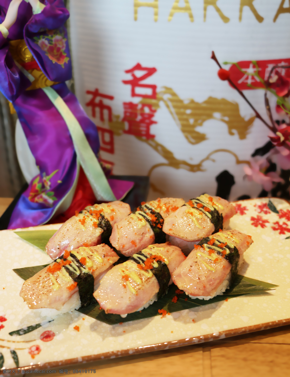 海草军舰寿司 正卷寿司 反卷寿司 金枪鱼寿司 希鲮鱼手握 肉松寿司 餐饮美食 西餐美食