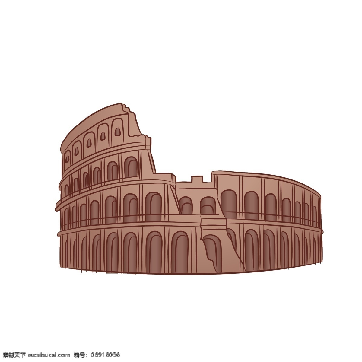 旅游景点 罗马 斗兽场 历史 建筑 标志 旅游 欧洲 景色 古老