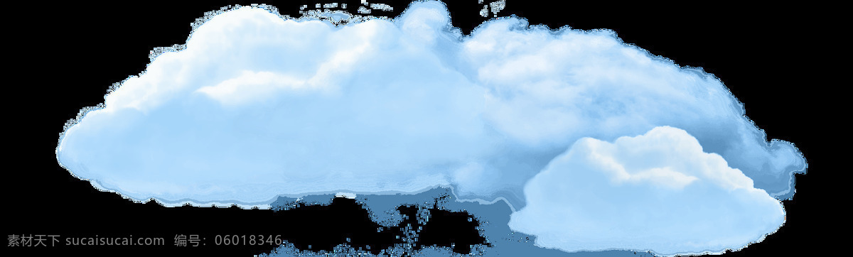 蓝色 云朵 透明 海报设计装饰 抠图专用 设计素材 淘宝素材 天空 透明素材 装饰 装饰图案