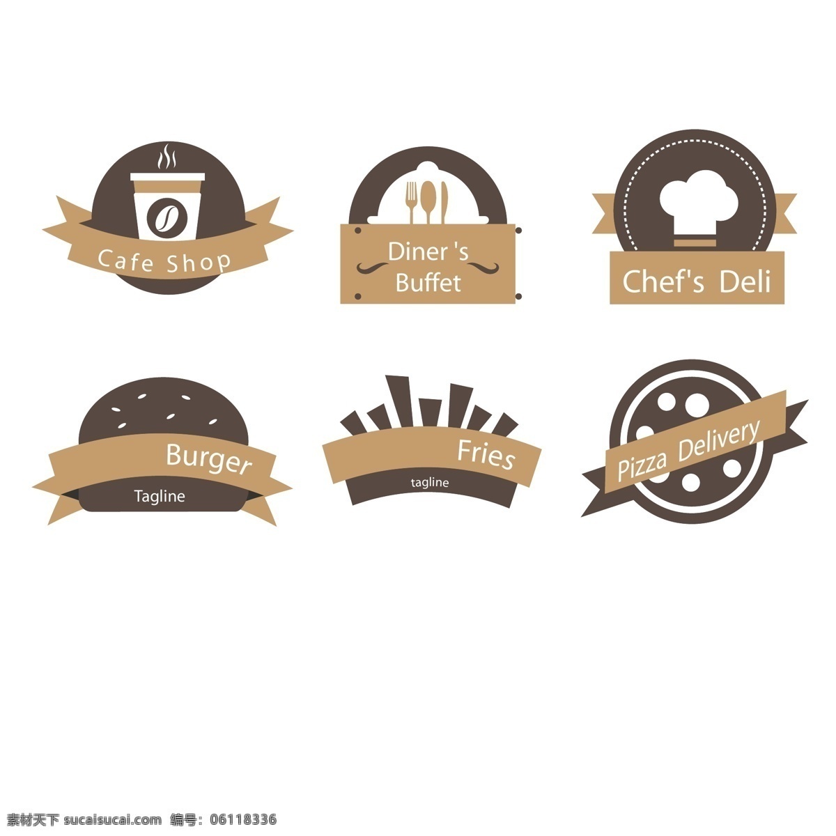 创意 快餐店 标志 矢量 标签 餐饮 商标 汉堡包 餐厅标志 食品标志 咖啡
