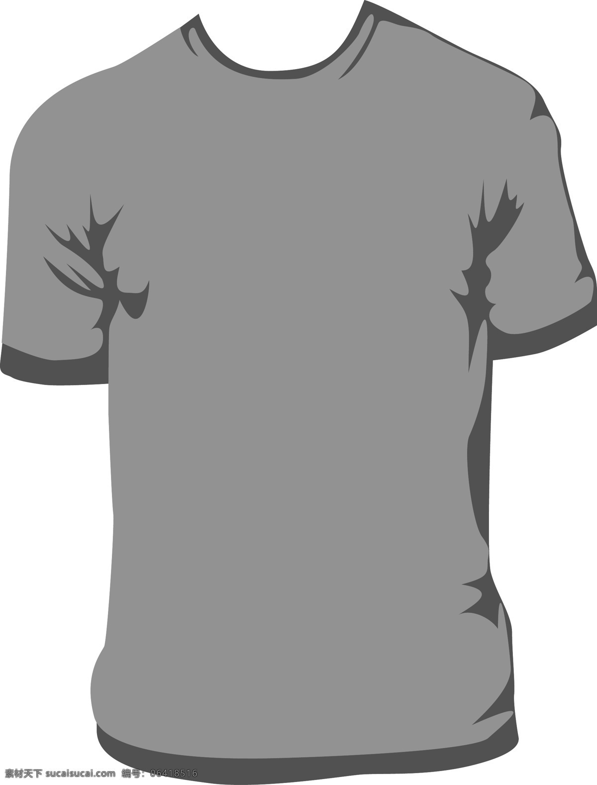灰色 t 恤 模板 免费 矢量 t恤 免费的 向量 网页素材 其他网页素材