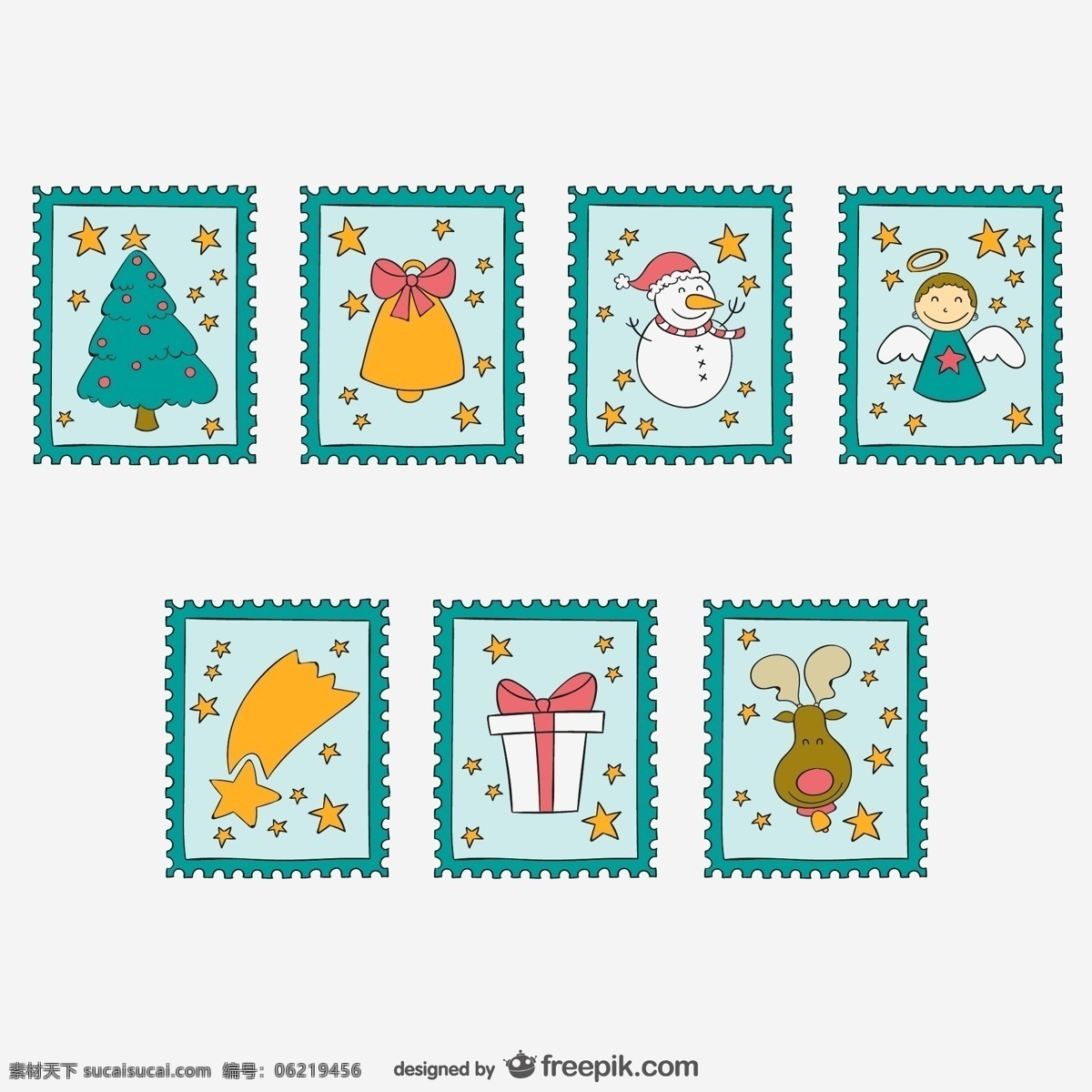圣诞邮票收集 圣诞节 饰品 邮票 挂件 摆件 圣诞 装饰 装饰品 收藏