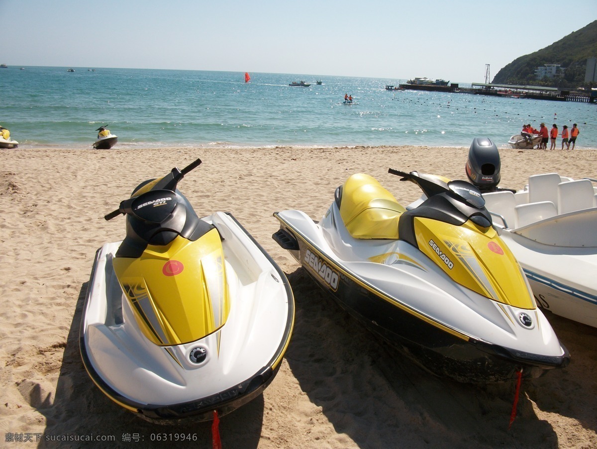 大东海 海南 沙滩 摩托艇 大海 旅游摄影 国内旅游