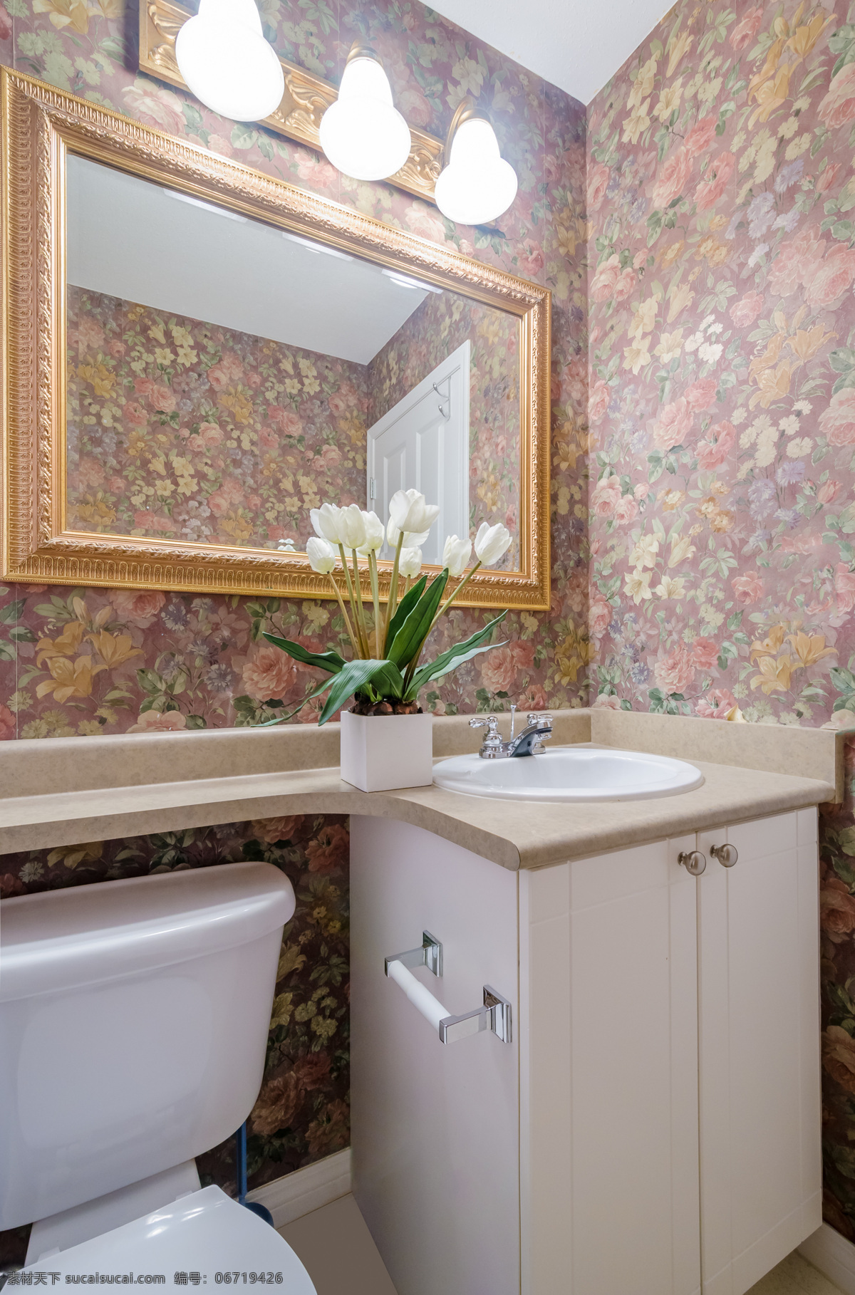 卫生间 洗手间 复古 效果图 装修图 设计图 欧式 室内设计 环境家居 灰色