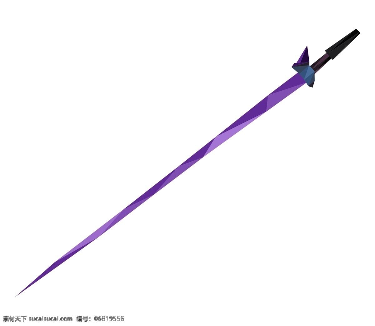 紫色长剑兵器 紫色长剑 兵器 刀剑