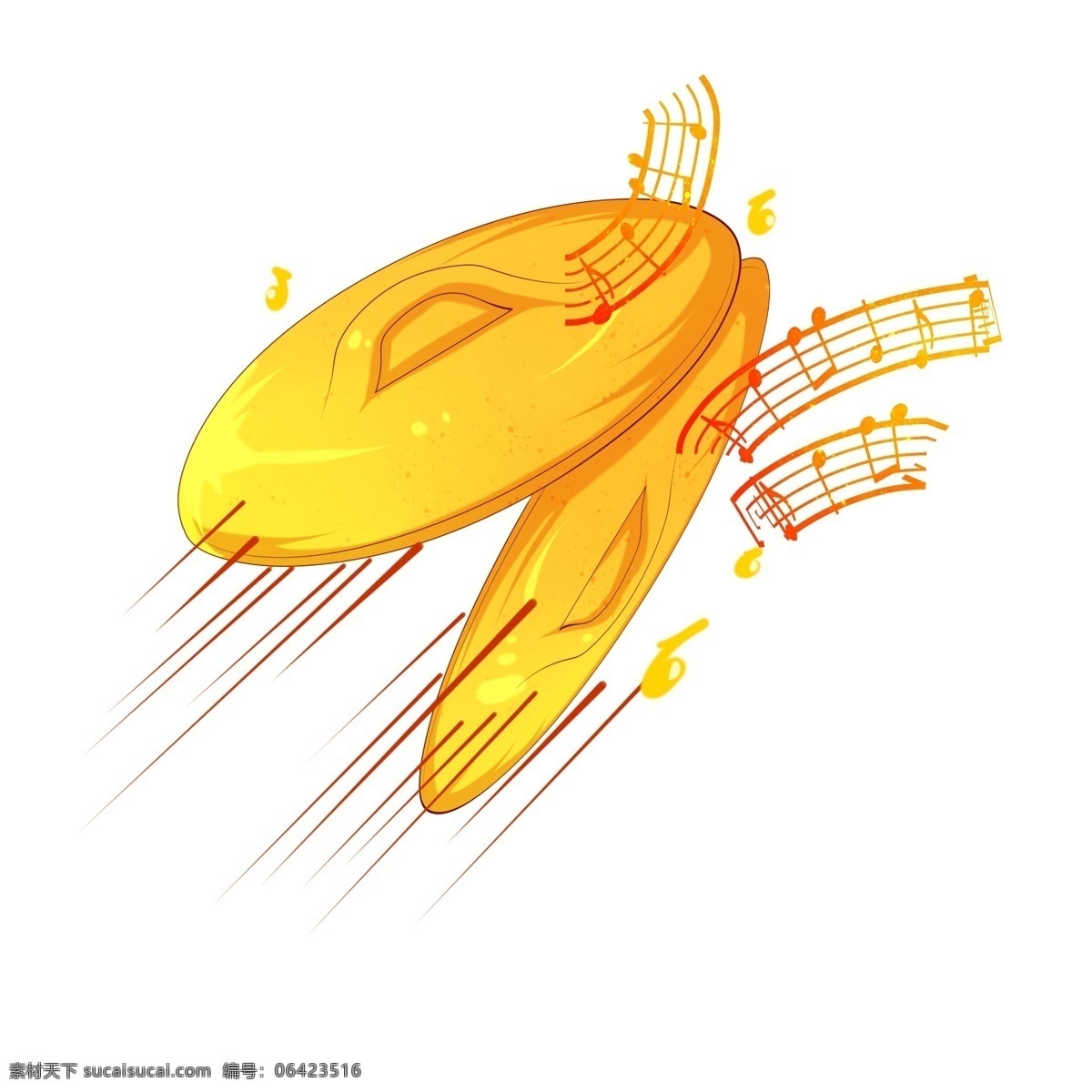 黄色 锣鼓 装饰 插画 黄色的锣鼓 乐器锣鼓 红色的乐符 漂亮的锣鼓 锣鼓装饰 锣鼓插画 立体锣鼓
