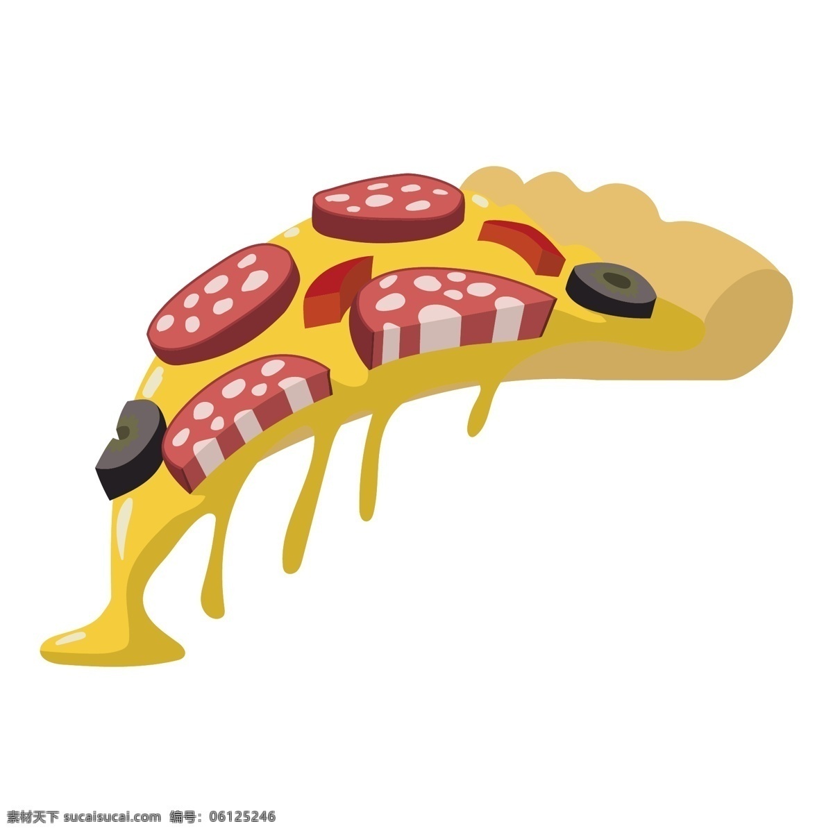 卡通 披萨 美食 漫画 披萨标签 披萨logo 意大利美食 pizza 卡通披萨漫画 卡通美食插画 餐饮美食 生活百科 矢量素材