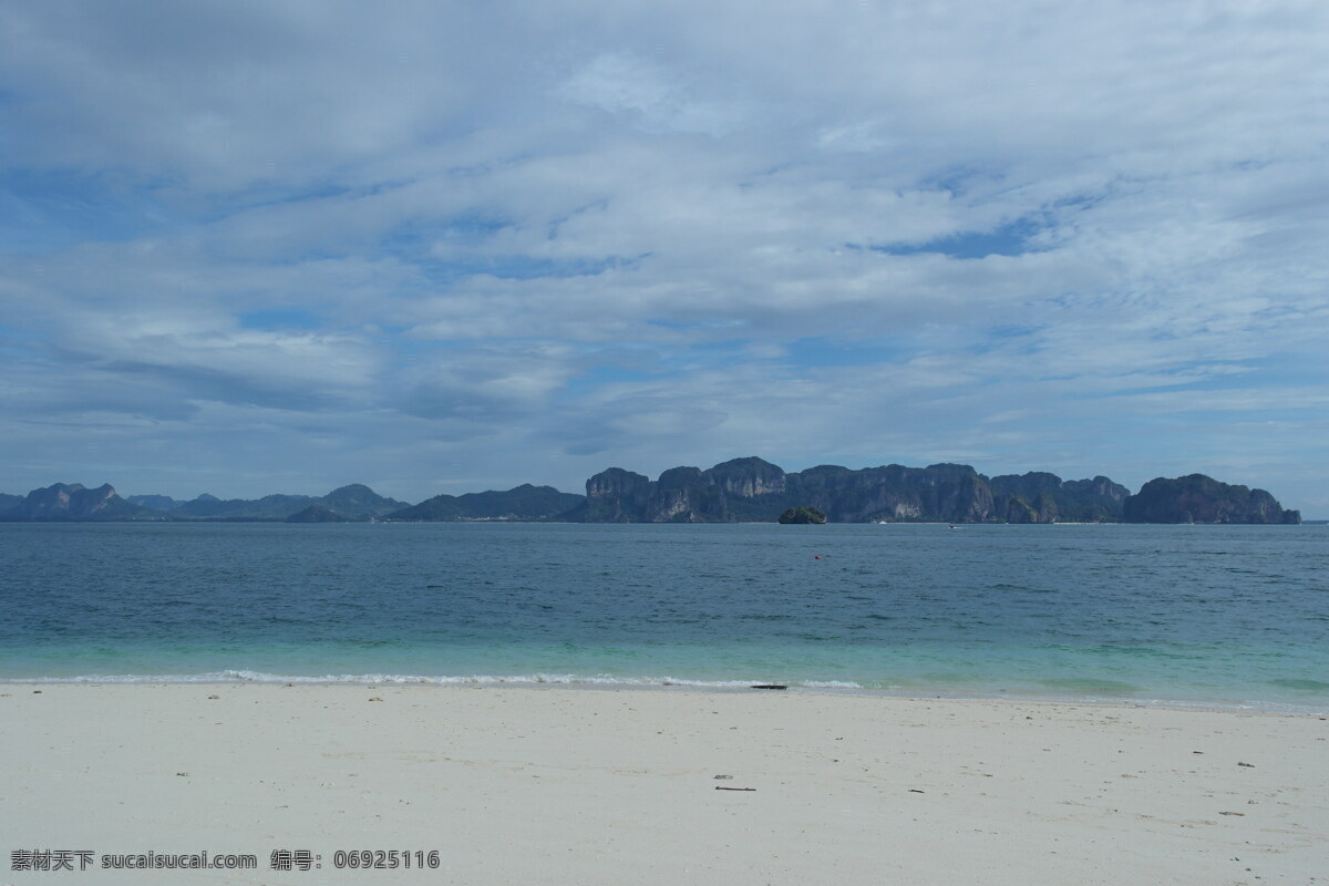 沙滩 海滩 海边 蓝天 海天相接 自然景观 自然风景