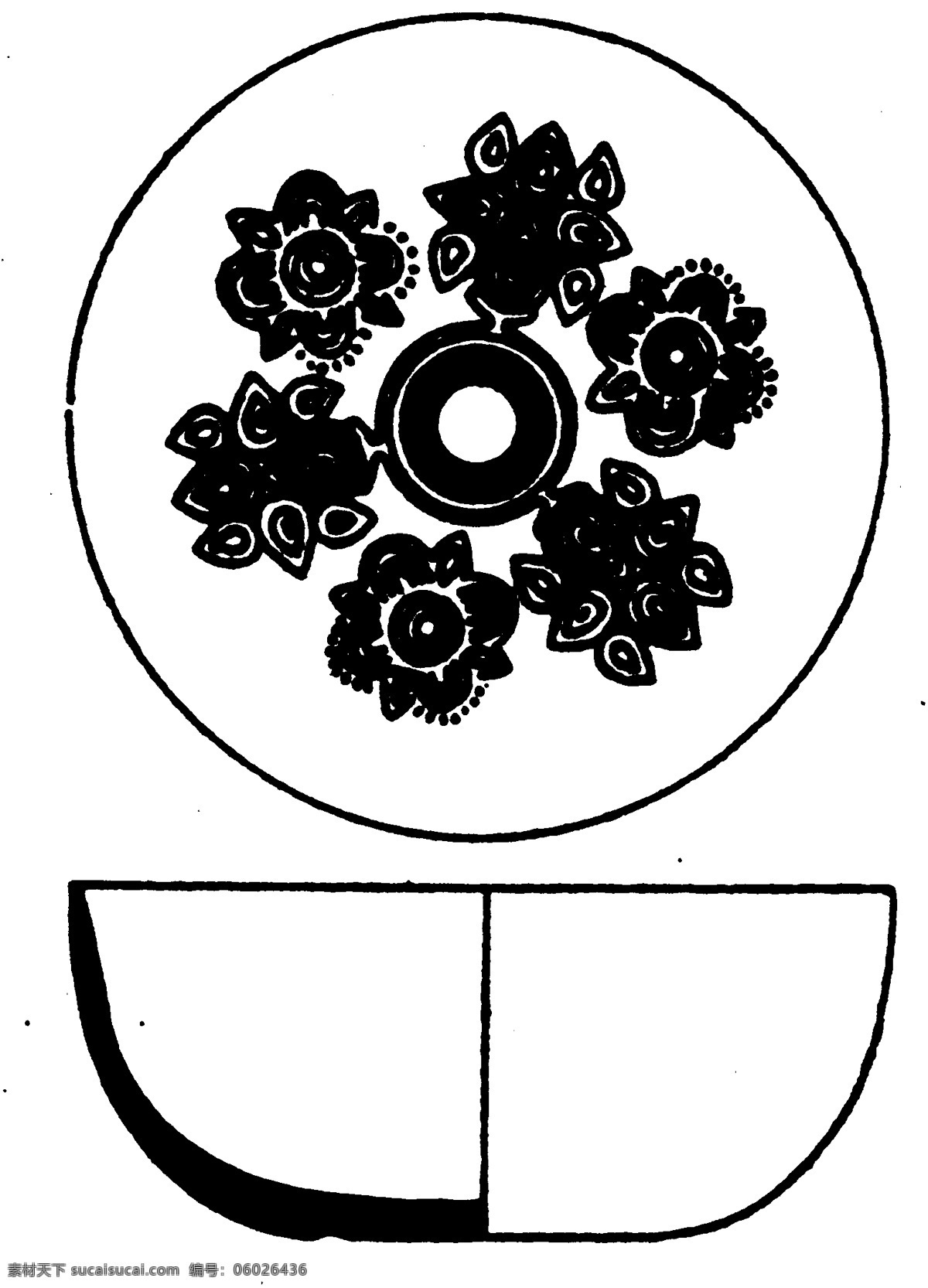 古代器物图案 隋唐五代图案 中国 传统 图案 设计素材 器物图案 装饰图案 书画美术 白色