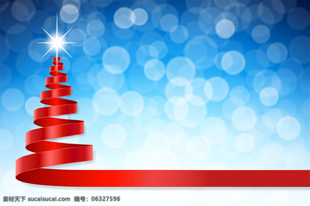 创意 圣诞树 丝带 创意圣诞树 光斑 梦幻 矢量 圣诞树设计 圣诞素材下载 丝带圣诞树
