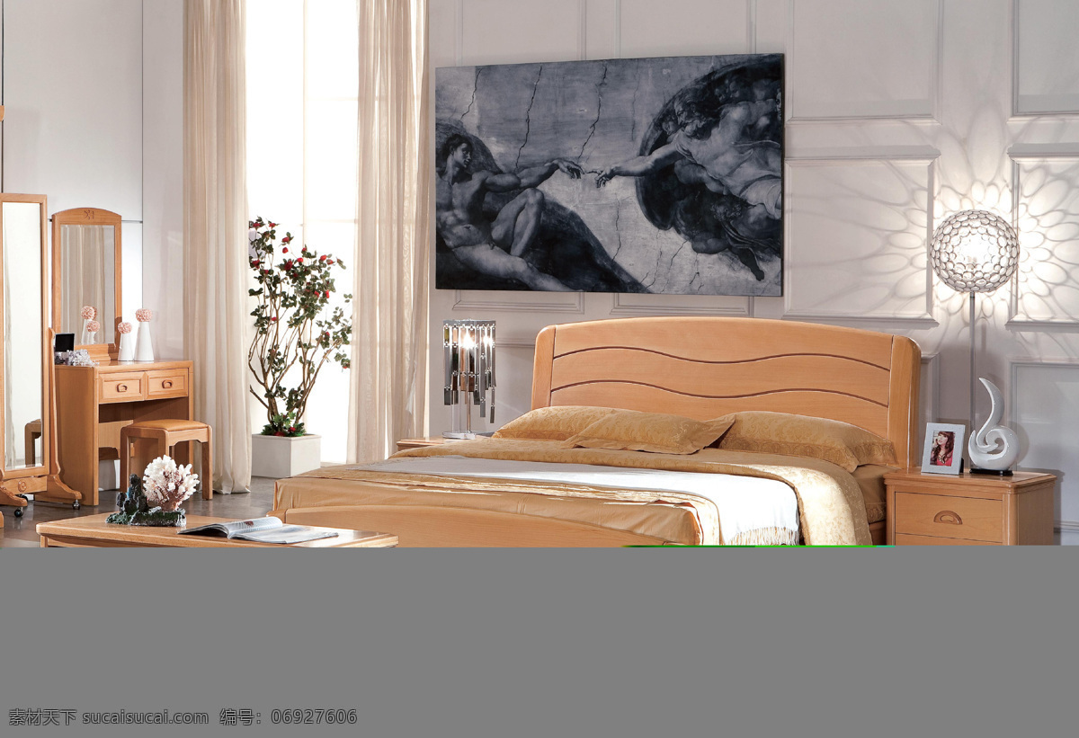 现代 实木 床 背景下载 床上用品 高清晰素材 家居生活 设计素材 室内摄影 实木床 家居装饰素材 室内设计