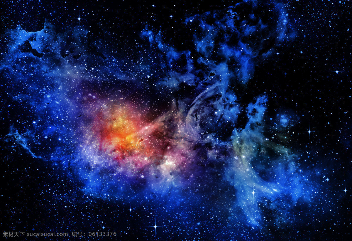 蓝色 星光 星空图片 银河系 星星 星空 太空 光芒 宇宙太空 环境家居