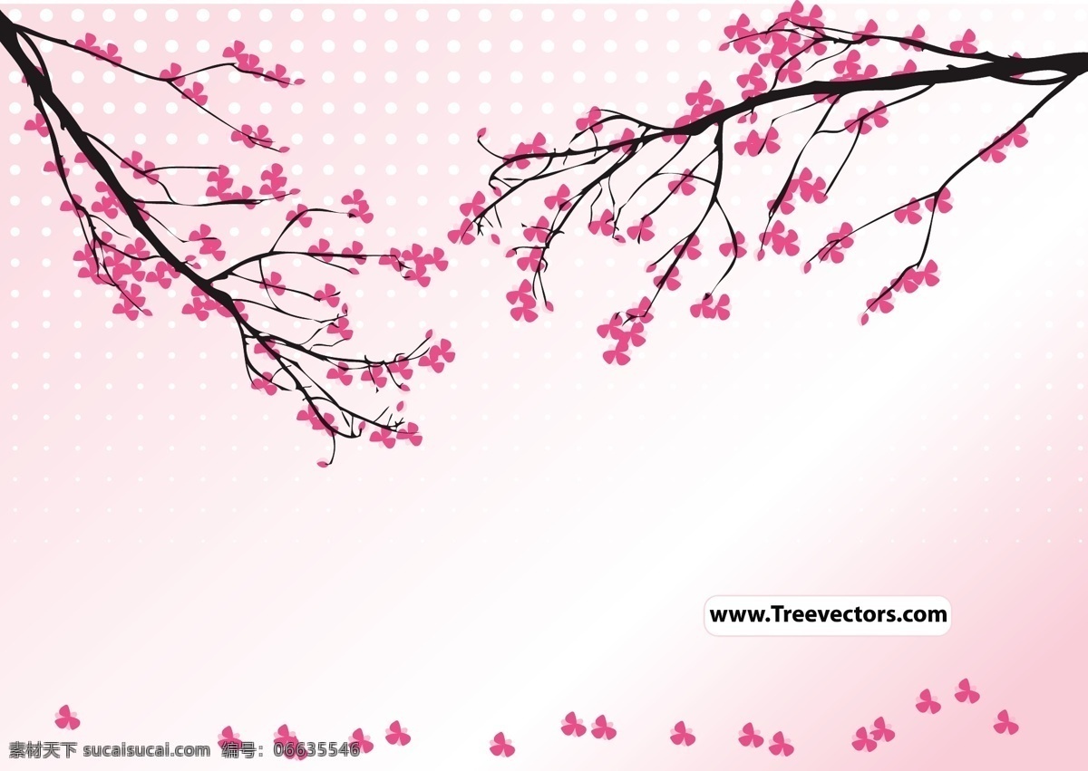 粉红 樱花 树村 矢量 背景 图案 摘要 美丽绽放 开花 植物 分支 樱桃 装璜 花园 林 日本 日语 叶 自然 粉红色 植物樱花 弹簧 夏季