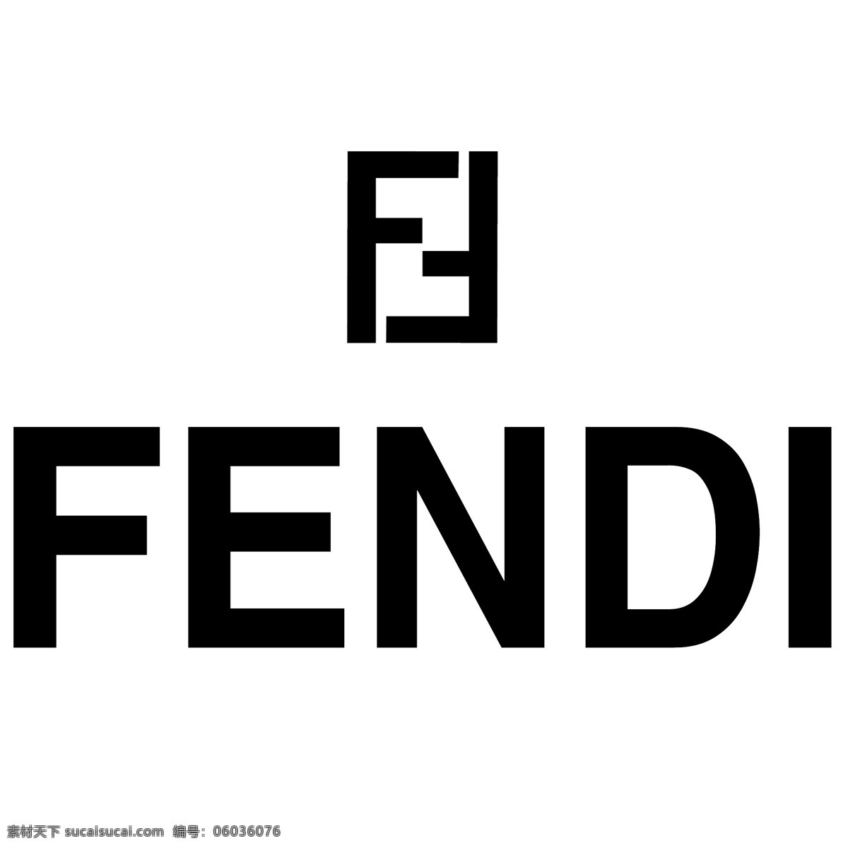 芬迪 　 fendi 标识标志图标 企业 logo 标志 矢量图库