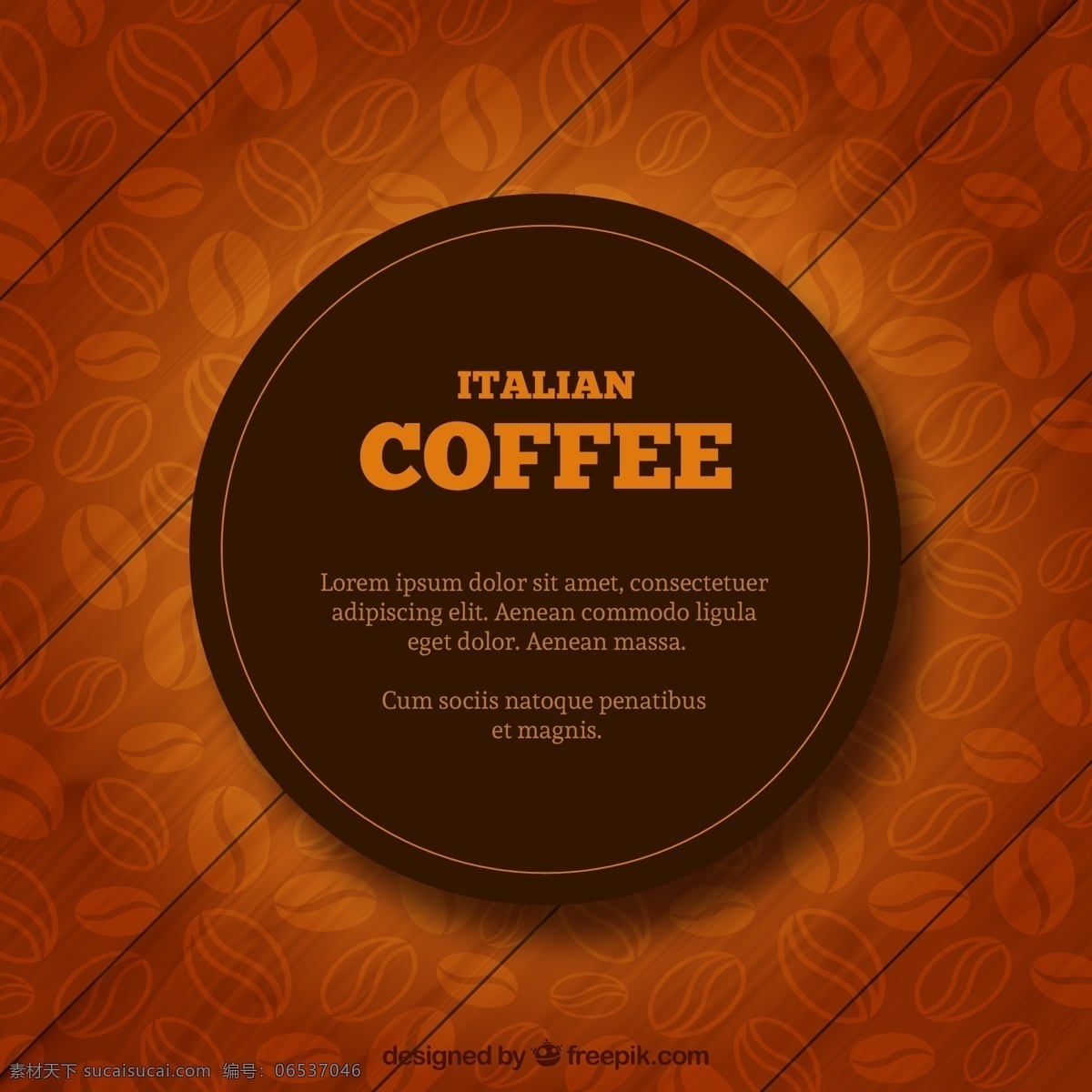意大利 咖啡 标签 背景 标签背景 复古 木板 红色