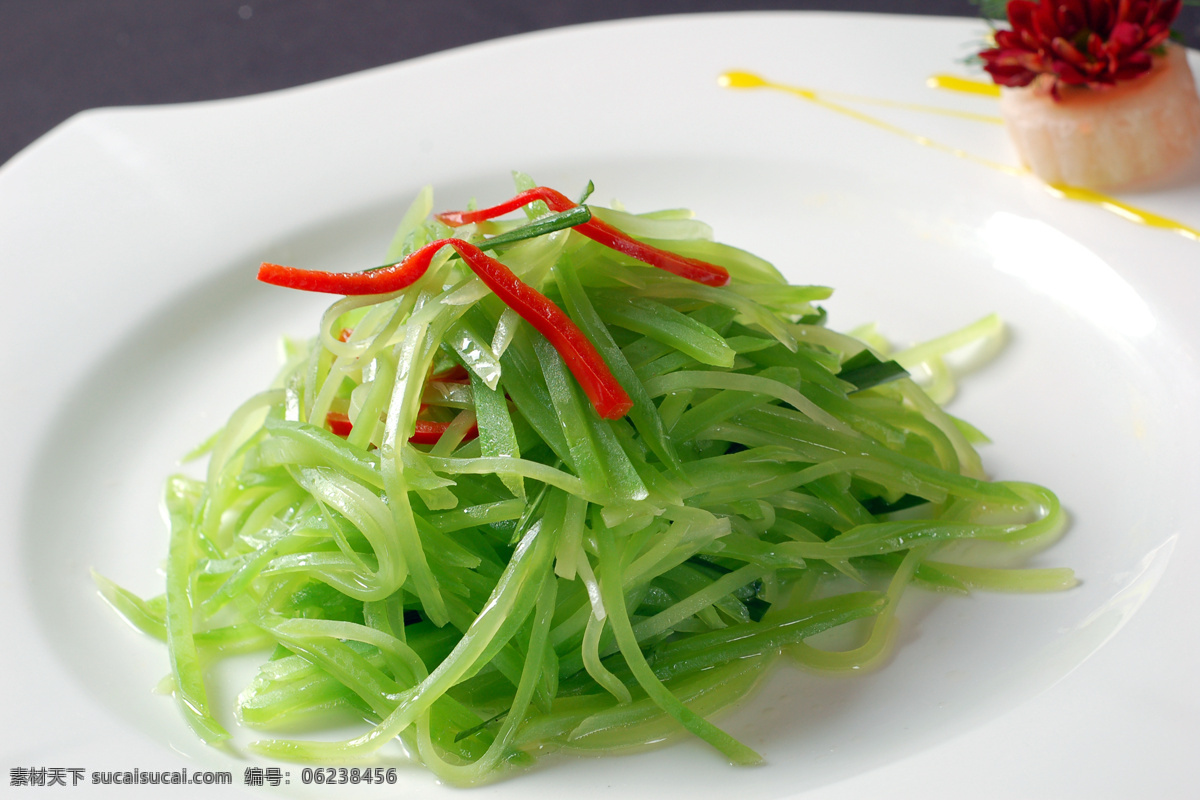 菜韭菜莴笋丝 美食 传统美食 餐饮美食 高清菜谱用图