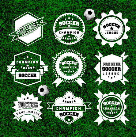 创造性 足球 标签 矢量 图形 其他矢量图