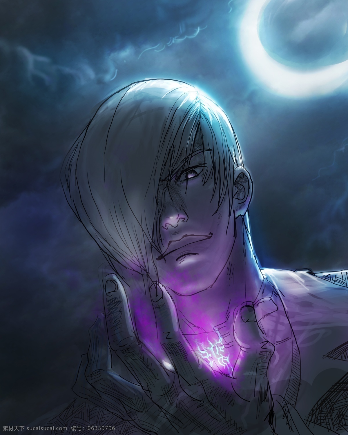 kof 分层 动漫 绘画 美术 魔幻 拳皇 人物 模板下载 拳皇人物 游戏 原创 涂鸦 帅哥 八神 格斗游戏人物 源文件 psd源文件