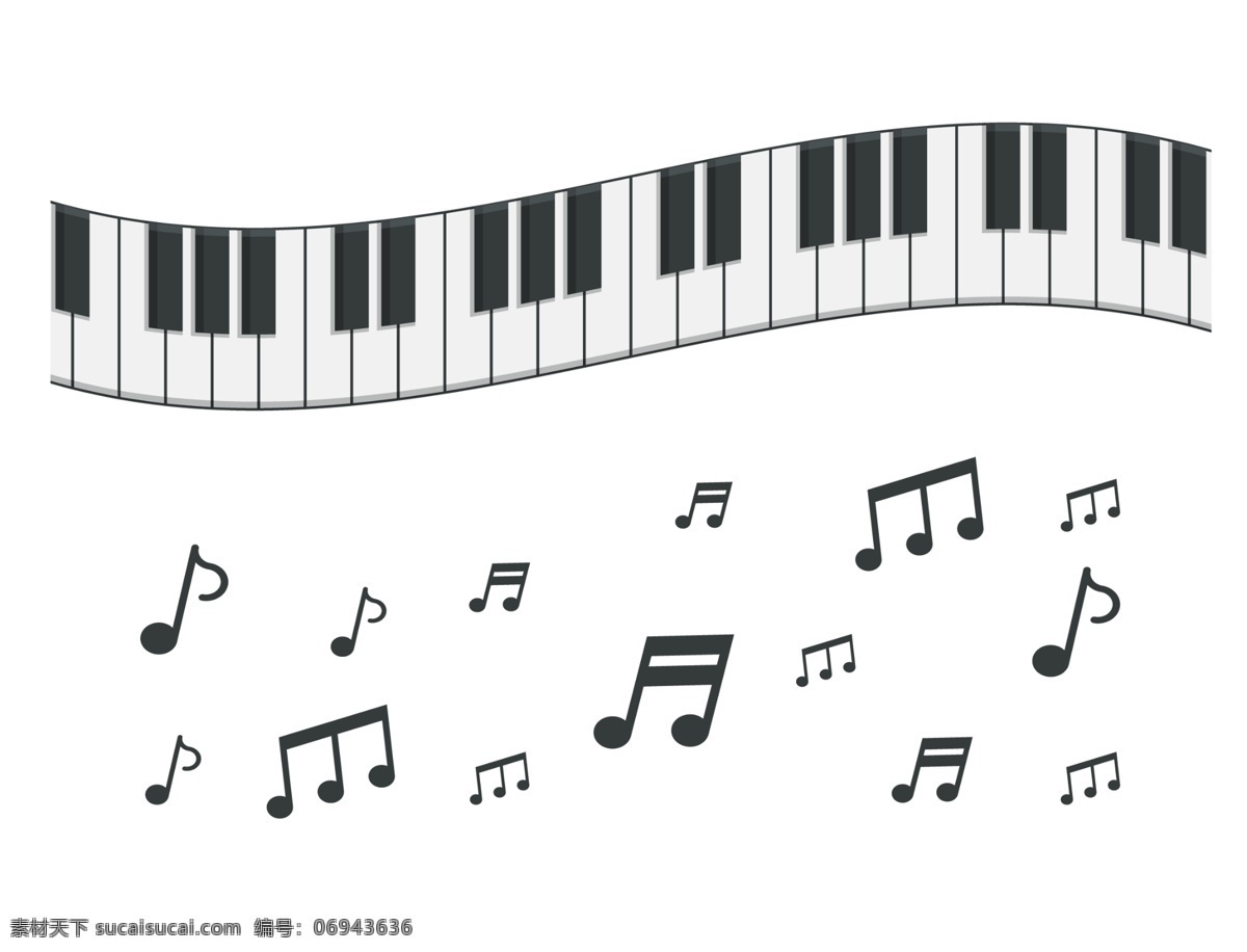 钢琴 键盘 图 钢琴键盘 音符 符号 音符图 音符符号图 琴键盘 键盘图 jinguangsheji 分层