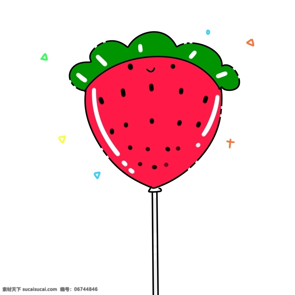 草莓 mbe 风格 气球