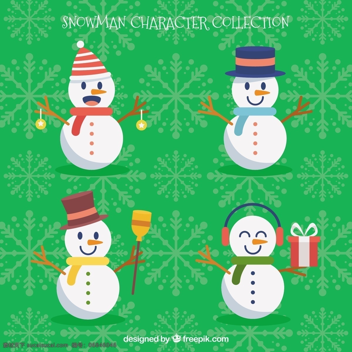 平面设计 各种 微笑 雪人 圣诞节 几何 新的一年 快乐的礼物 新年 圣诞快乐 冬天 糖果 扁平 性格 新的帽子 装饰 年 节日快乐