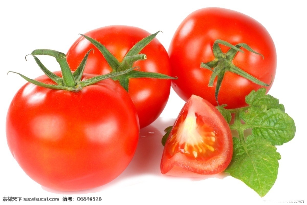 番茄素材 番茄 免抠 白色