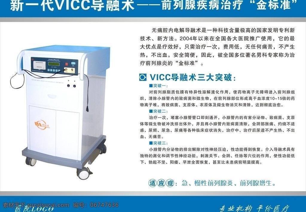 健康 其他设计 前列腺 医疗 医院 仪器 院内 新一代 vicc 导 融 术 挂图 导融术 金标准 矢量