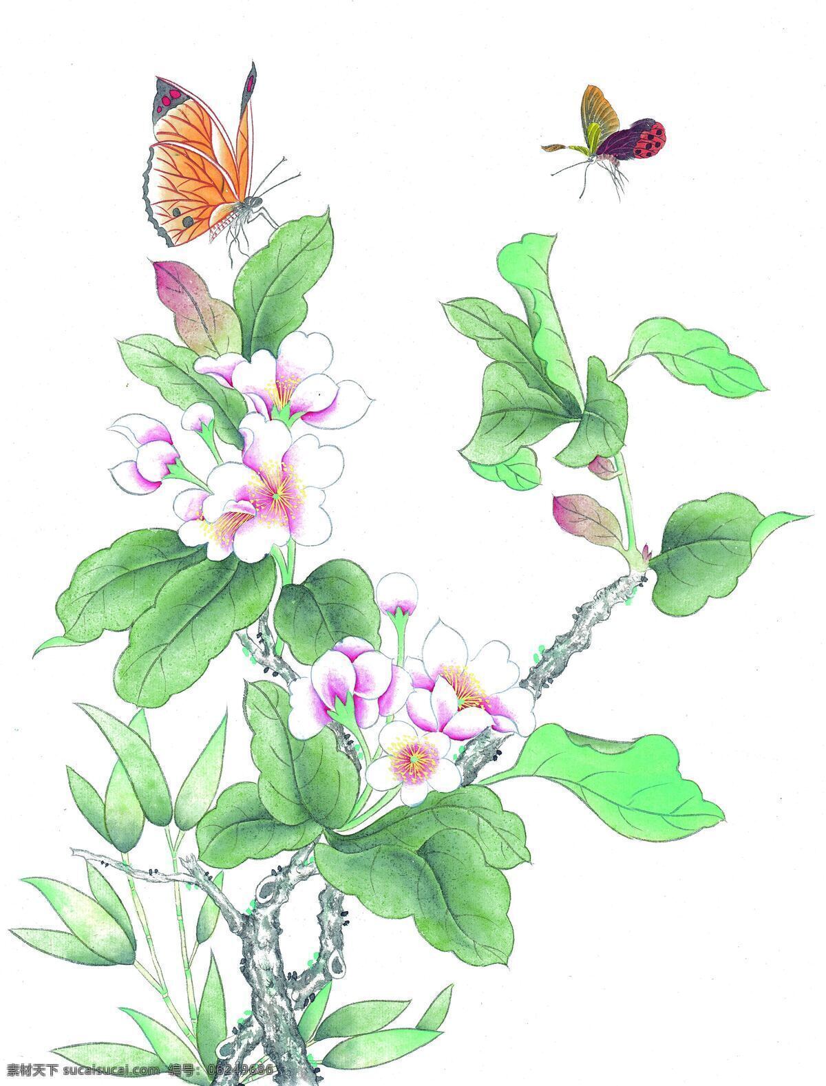 国画免费下载 古典 国画 蝴蝶 花 精品 山水画 水墨画