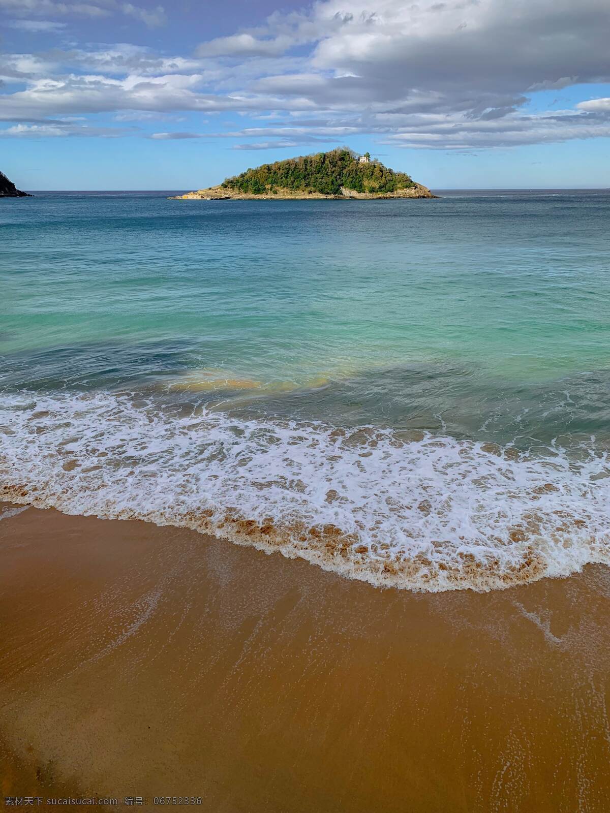 大海 海浪 美丽 凉爽 水 海边 山谷 小岛 自然景观 自然风景