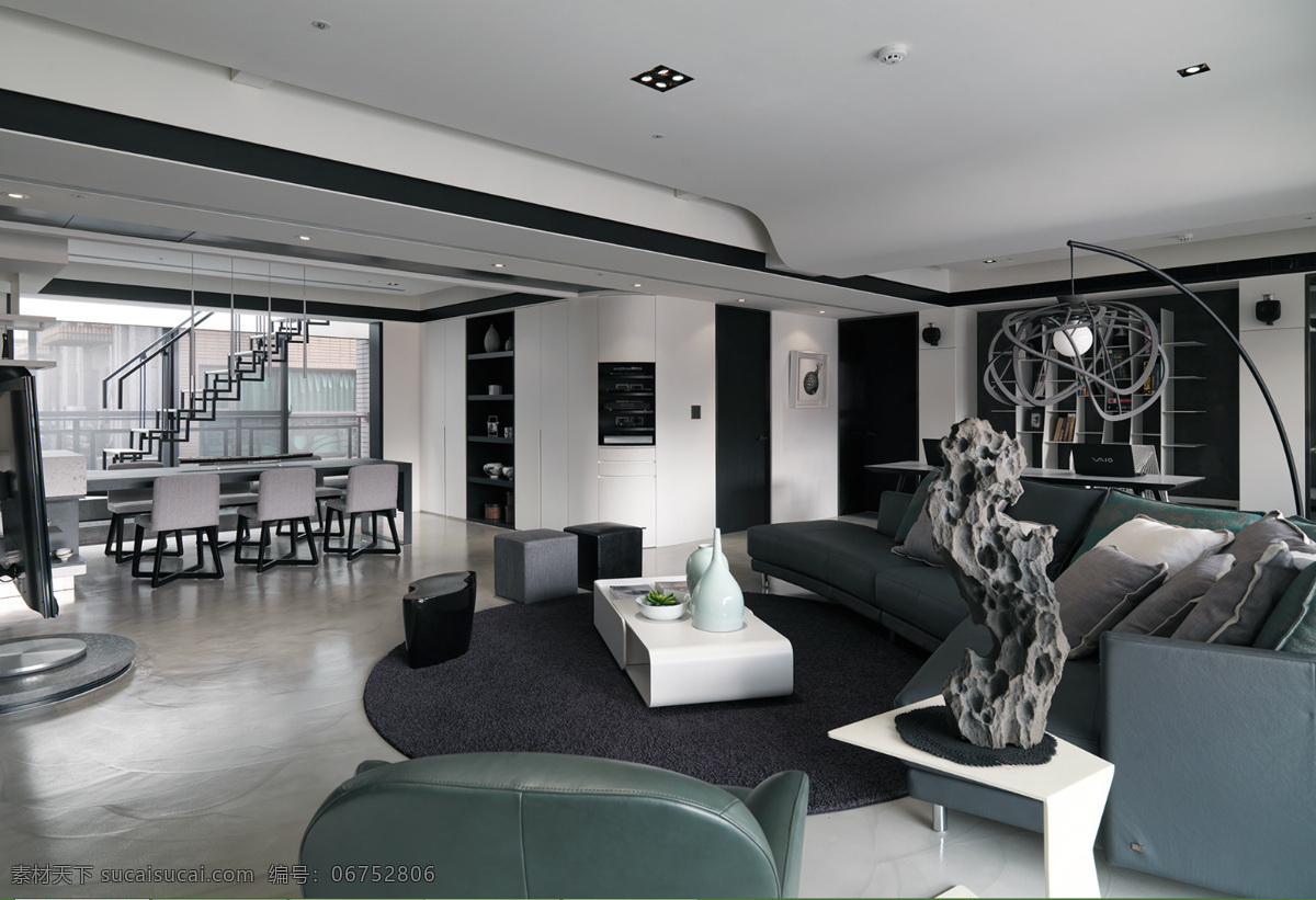 现代 极 简 客厅 墨绿色 单人 椅 室内装修 效果图 客厅装修 瓷砖地板 灰色沙发 白色茶几