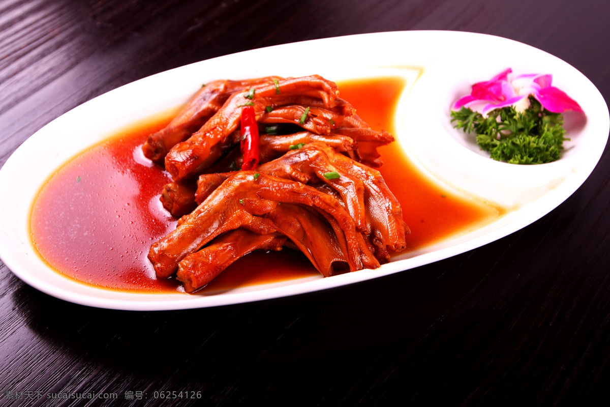 红卤鸭掌 鸭掌 鹅掌 香辣鸭掌 红油鸭掌 川湘菜 餐饮美食 传统美食