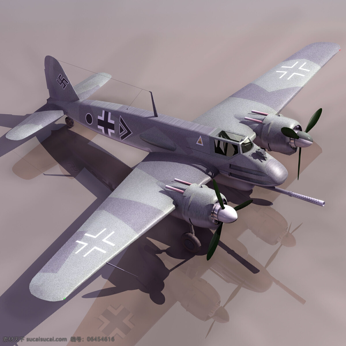 飞机模型 henschel 军事模型 空军武器库 3d模型素材 其他3d模型
